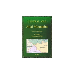 Central Asia: Altai Mountains 1: 200 000 Mapa topograficzna